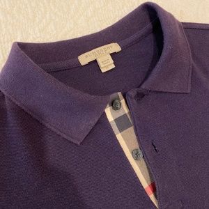 Burberry Brit long sleeve knit shirt